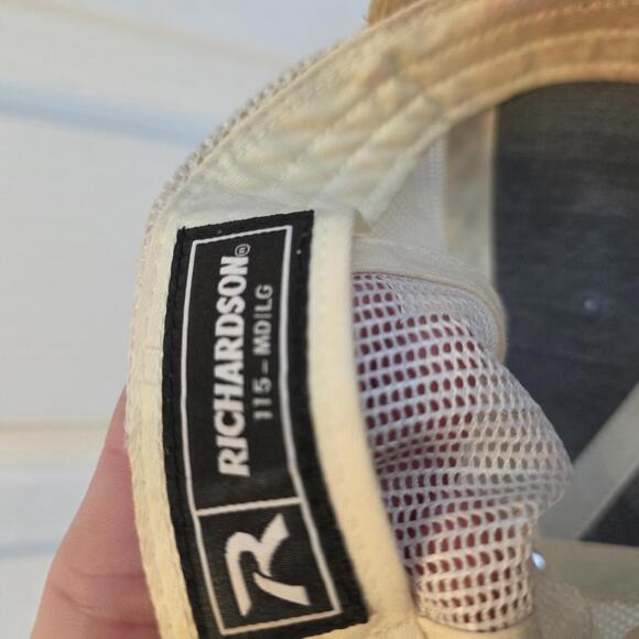 Richardson 115 Mesh Back Baseball Cap with 'All Good in the Woods' Patch - Picture 6 of 6